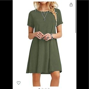 Olive green dress brand new